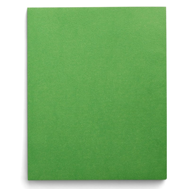 Staples 578488 Smooth 2 Pocket Folder Green 25/Box (50753/27533) - Image 1